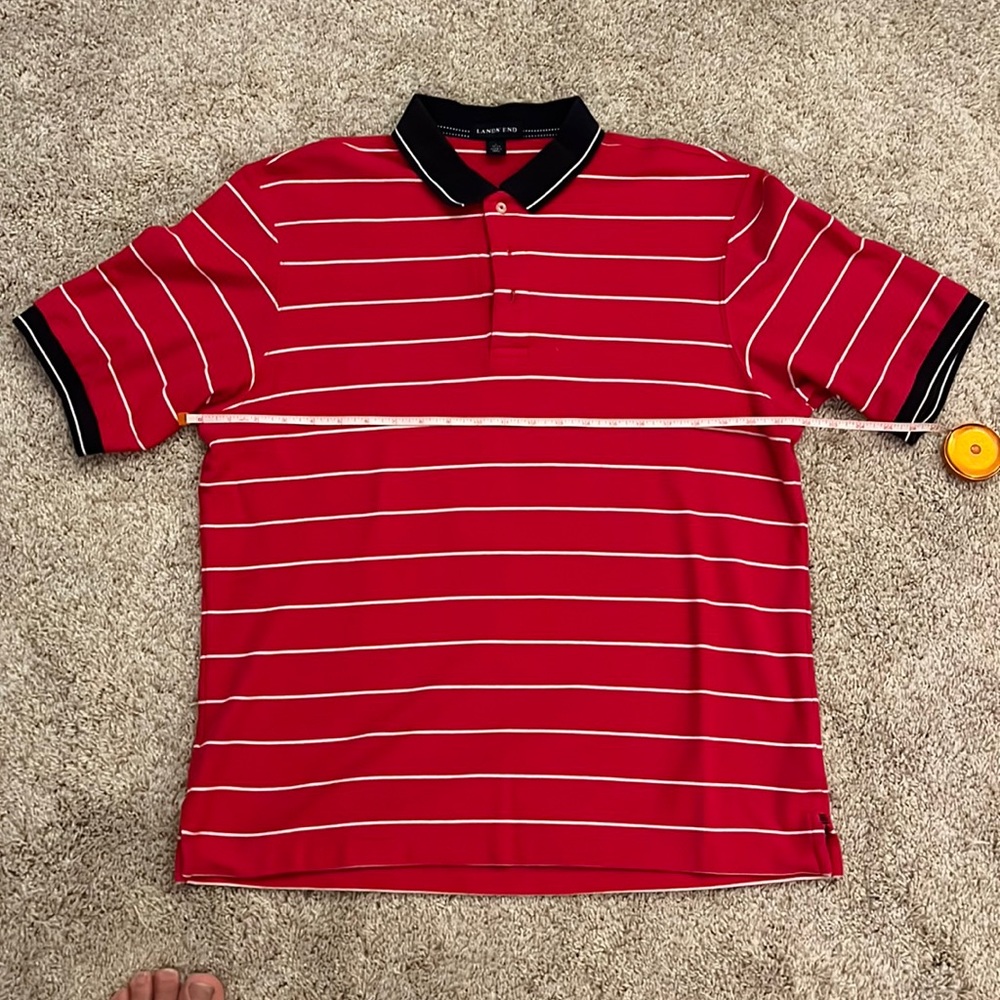 Lands End Polo Red Large